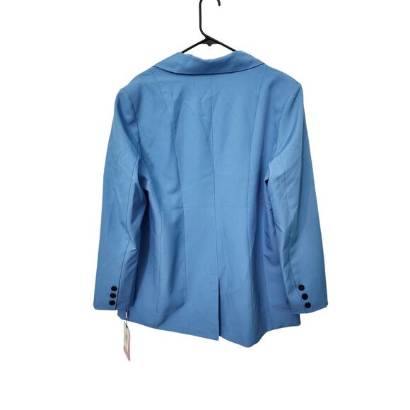 NEW! Vici Collection, Binx Pocketed Blazer Electric Blue, NWT, Size XL - Picture 3 of 4
